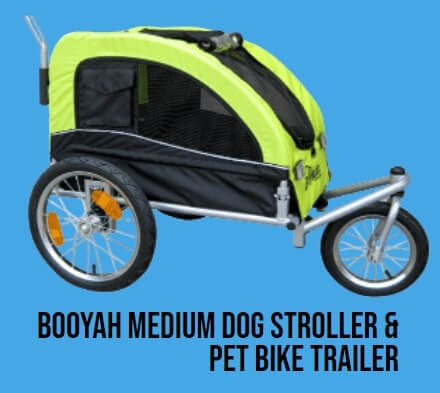 Booyah Medium Dog Stroller & Pet Bike Trailer