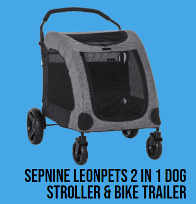 Sepnine Leonpets 2 in 1 Dog Stroller & Bike Trailer