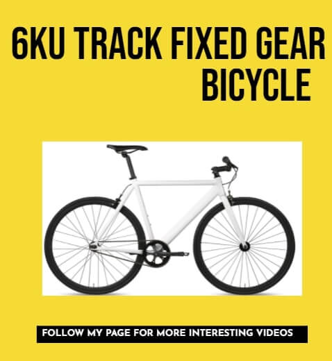 6KU Track Fixed Gear Bicycle 