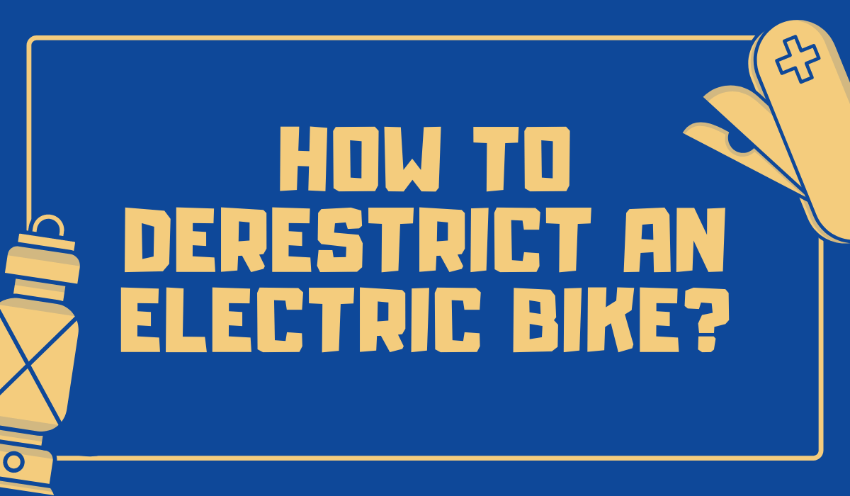 How to Derestrict an Electric Bike