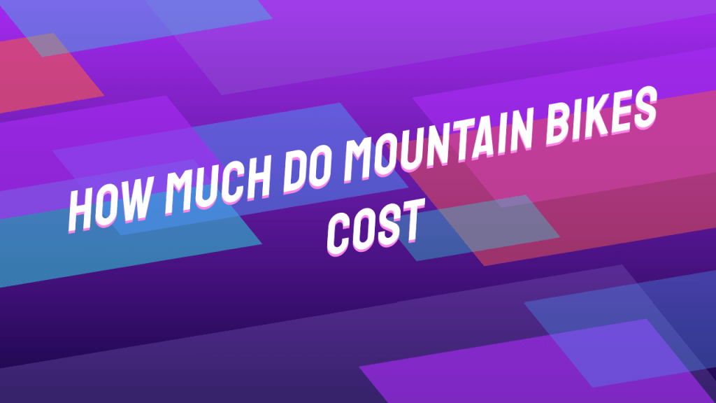 How Much Do Mountain Bikes Cost