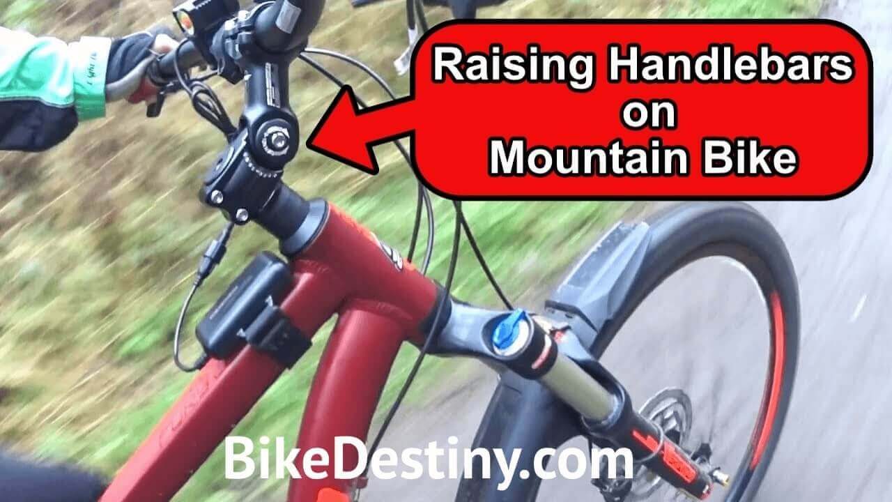 Can you raise the handlebars on a mountain bike