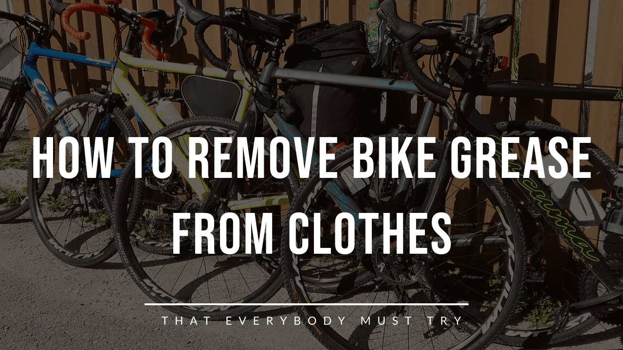 How to Remove Bike Grease from clothes
