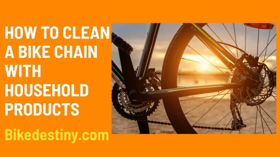 How to clean a bike chain with household products